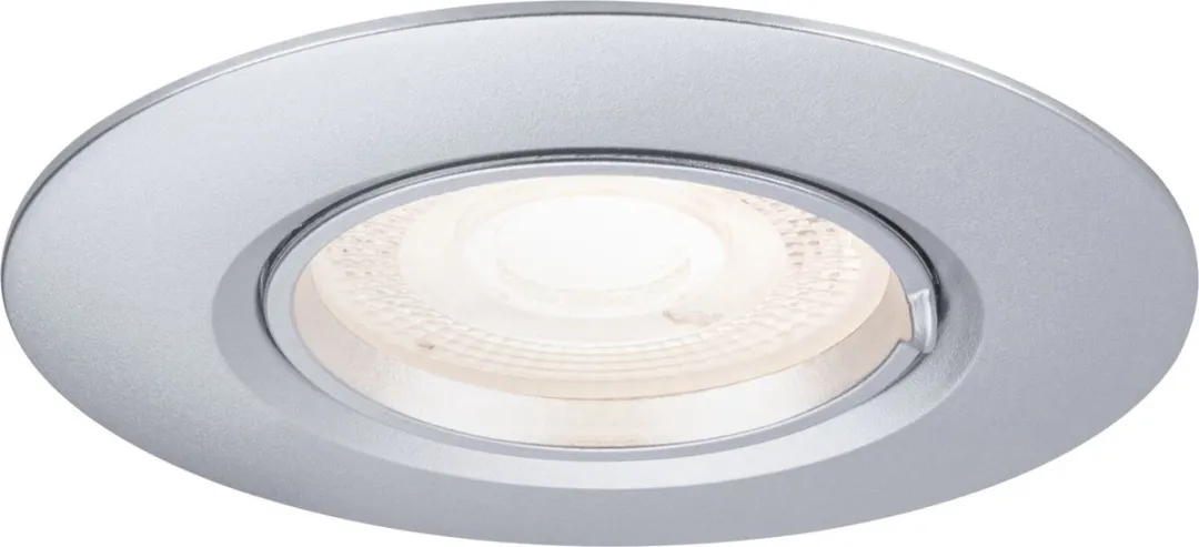 Paulmann Inbouwlamp Set 10x Star Rond 90mm GU10 - 10x10W - Chroom mat