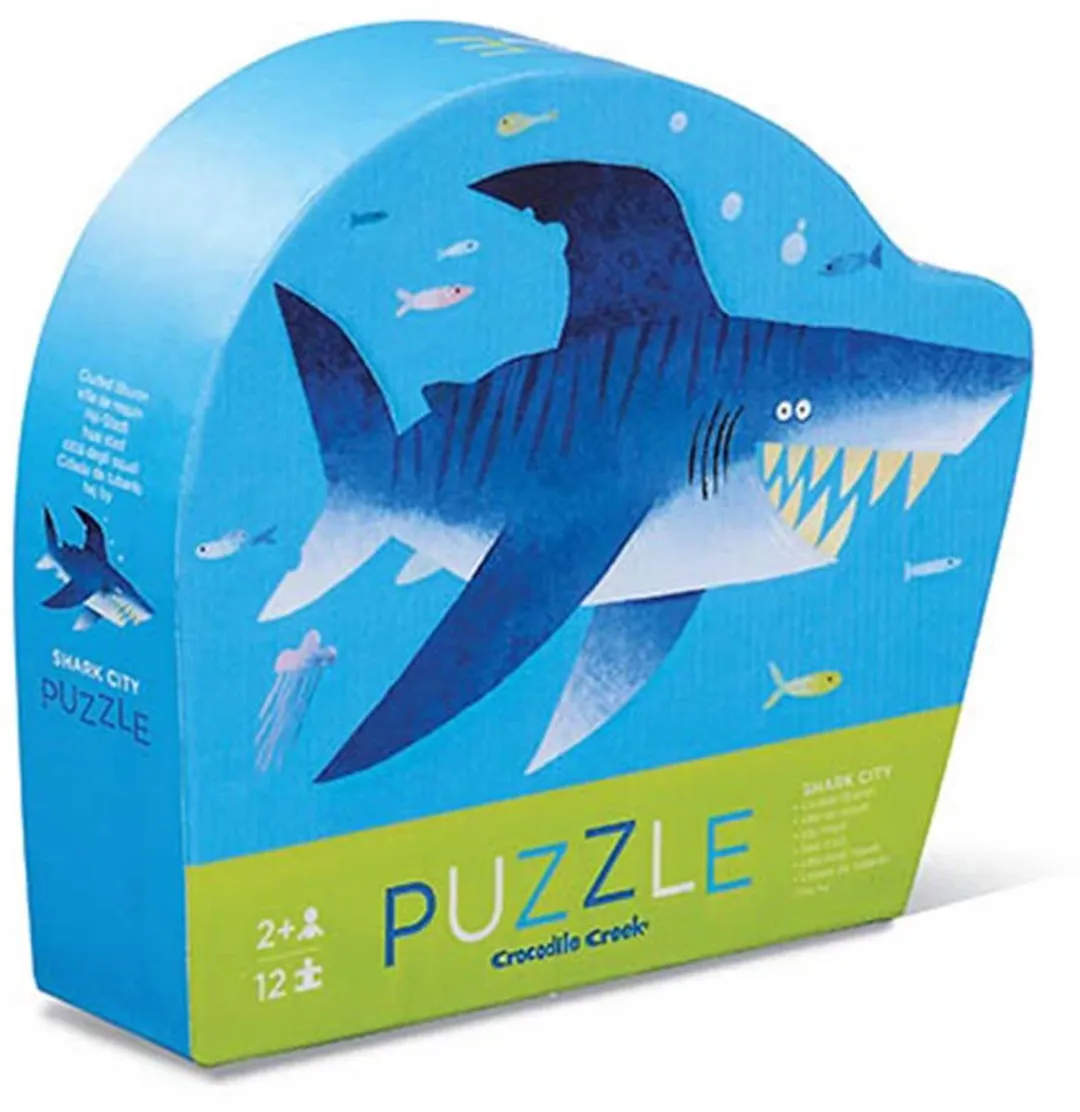 Crocodile Creek Haai Mini Puzzel 12 Stuks CC41182
