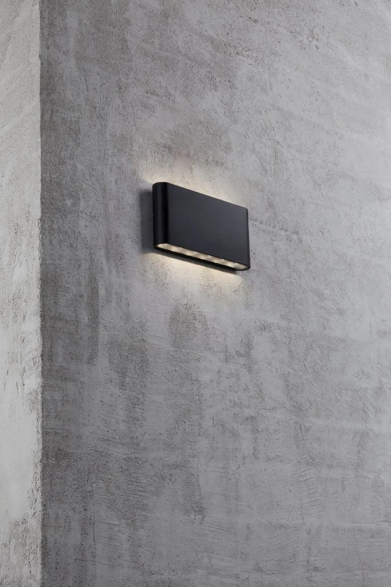 Nordlux Kinver Wandlamp LED - 2 Lichtpunten - Zwart