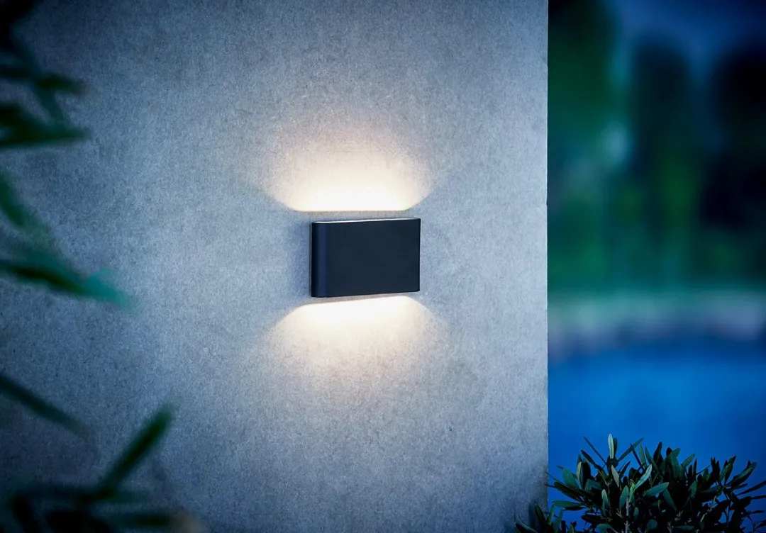 Nordlux Kinver Wandlamp LED - 2 Lichtpunten - Zwart