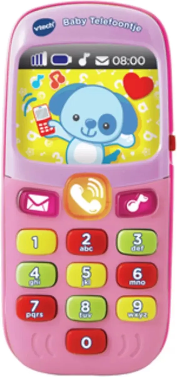 VTech Baby Telefoon Interactief Speelgoed - Educatief Speelgoedtelefoon - Cadeau - Roze