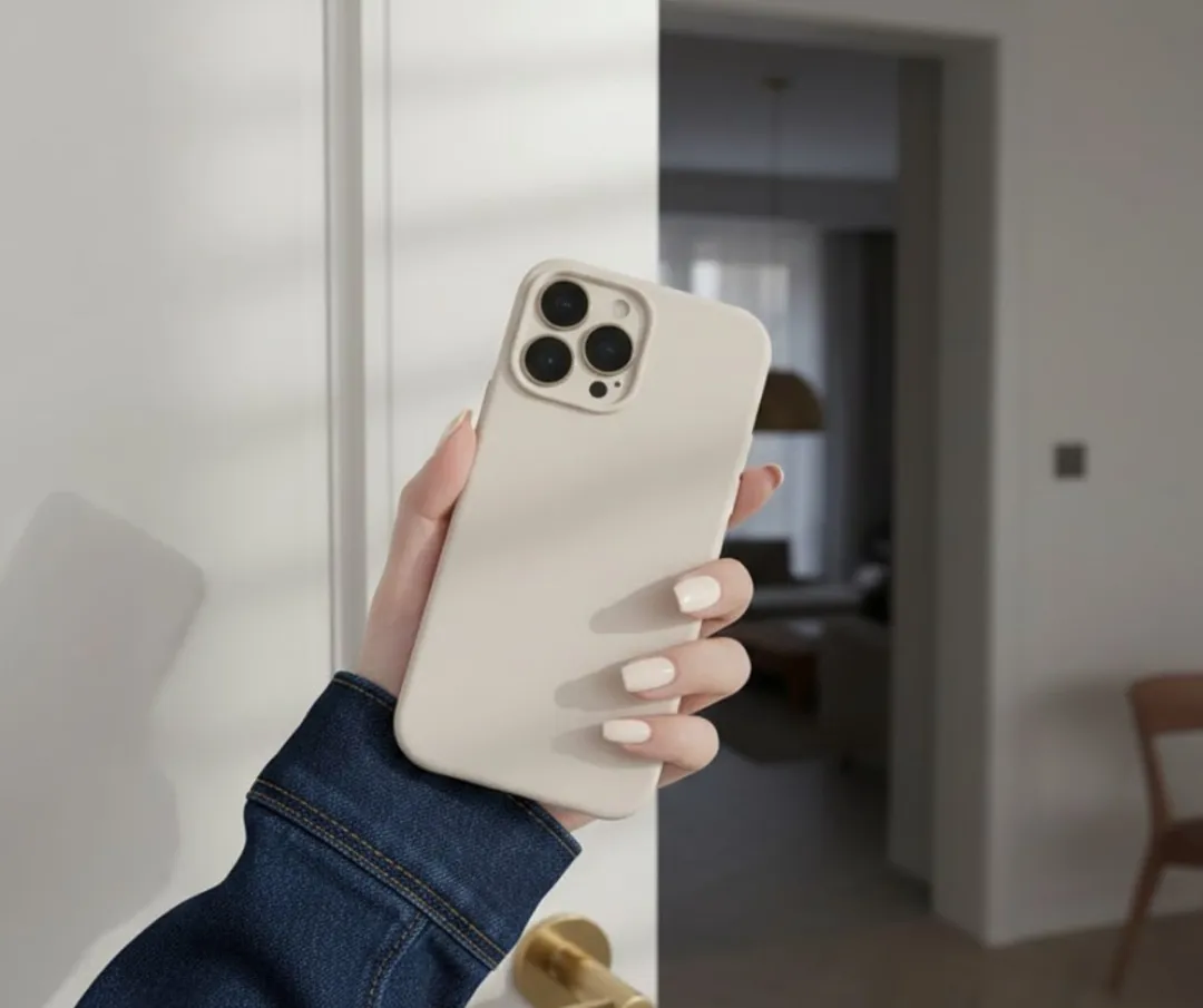 NUVEX iPhone 14 Pro Hoesje 3-delig - Zwart/Beige/Bruin - afbeelding 6 van 6