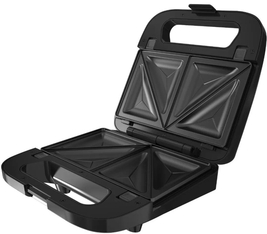 BLACK+DECKER BXSA754E Wafelijzer & Tostiapparaat 750W - Grijs - afbeelding 4 van 4