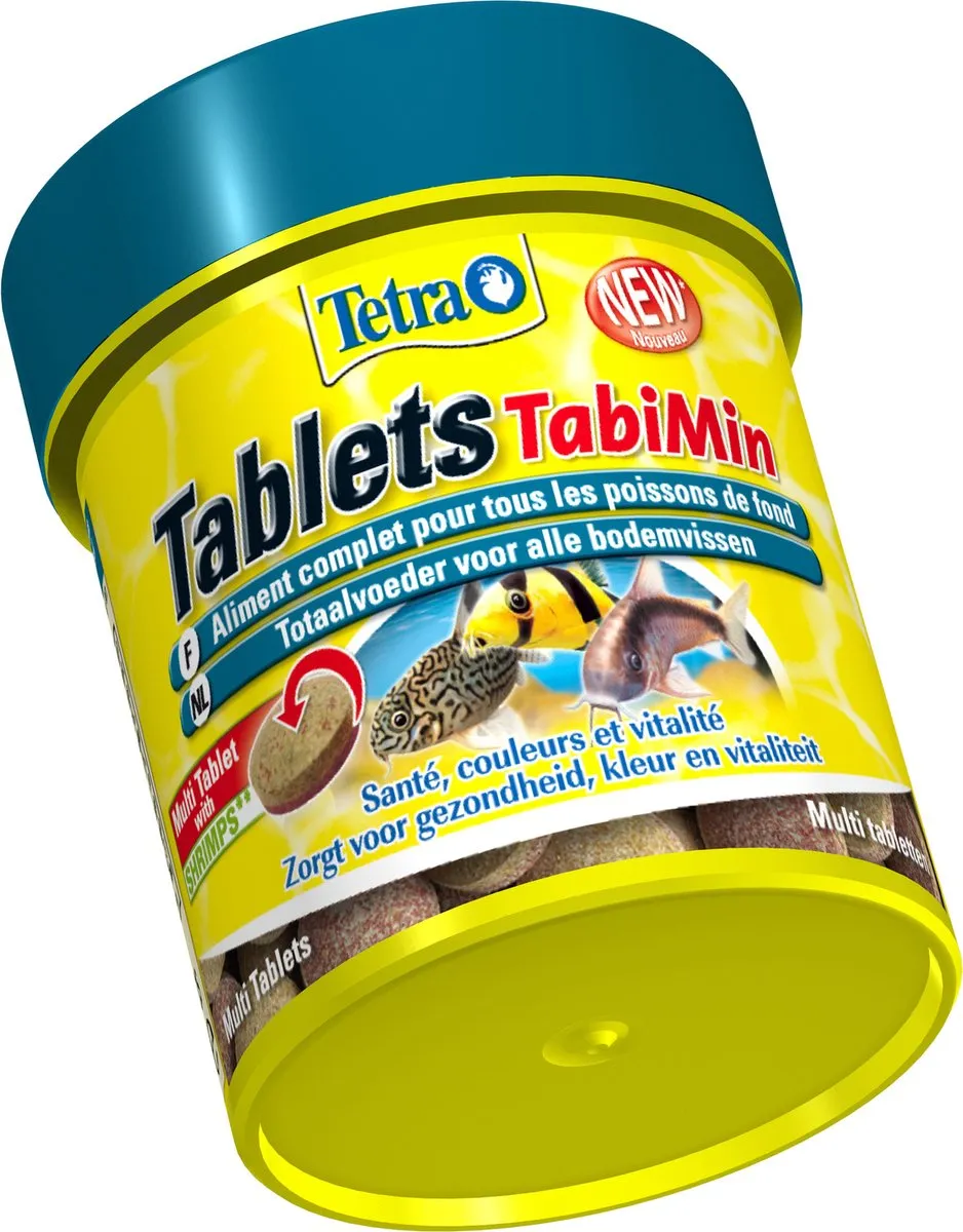 Tetra Tabimin Vissenvoer 120 Tabletten - Middelgrote vissen