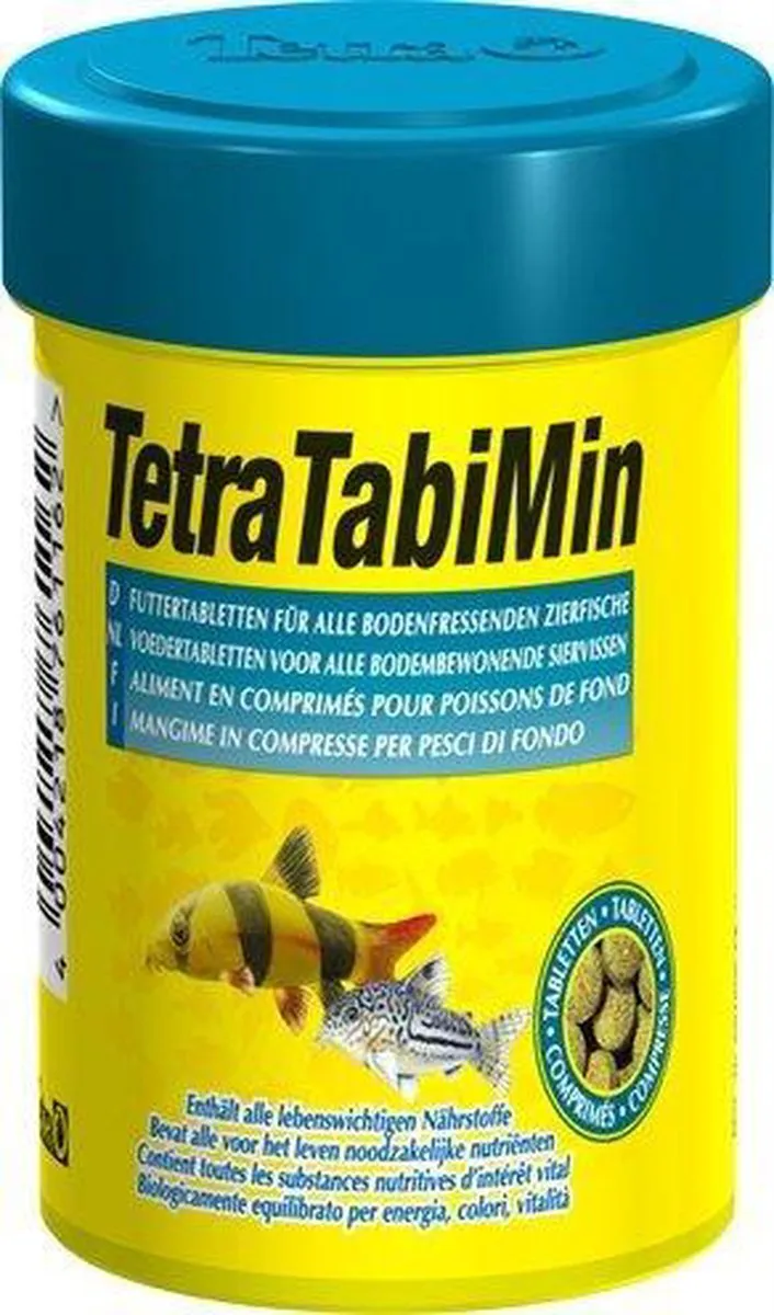 Tetra Tabimin Vissenvoer 120 Tabletten - Middelgrote vissen