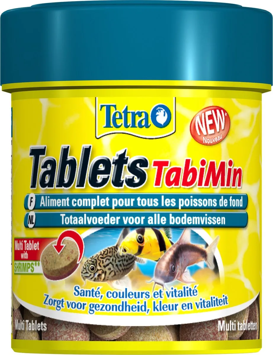 Tetra Tabimin Vissenvoer 120 Tabletten - Middelgrote vissen - afbeelding 6 van 6