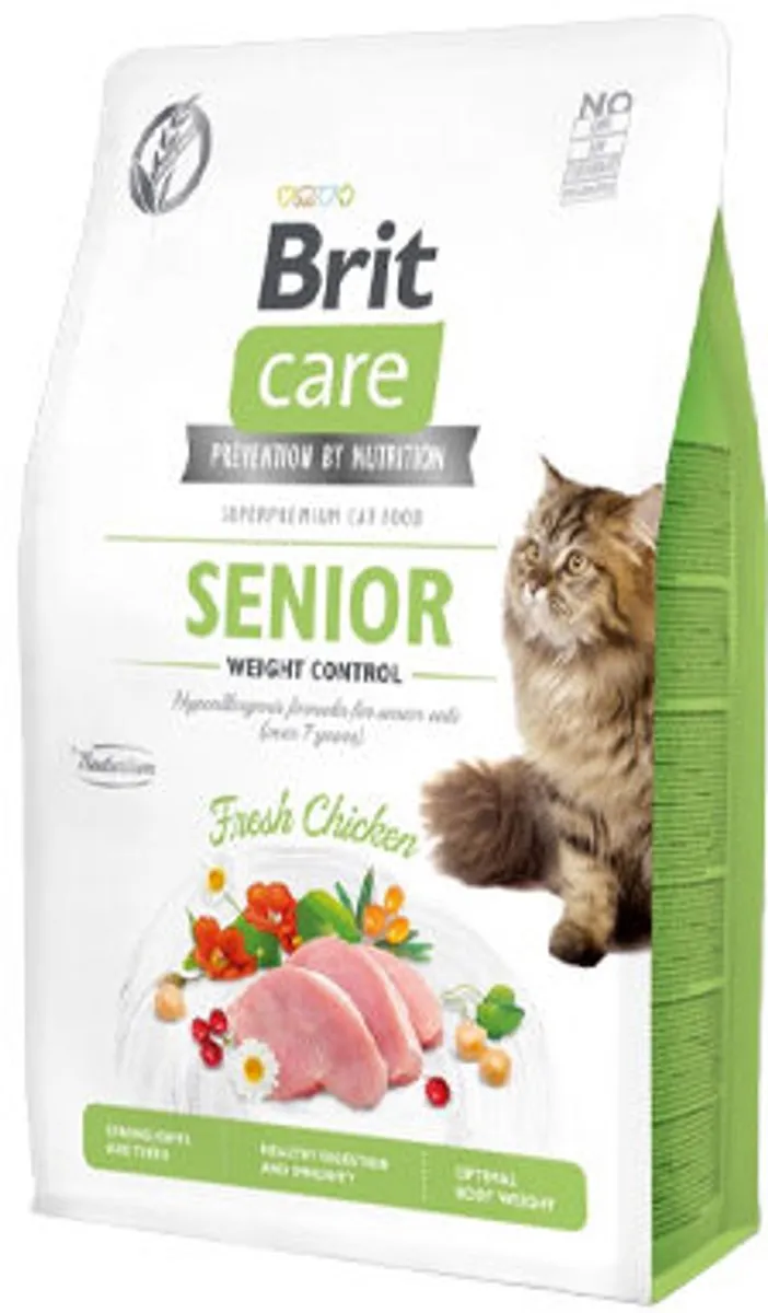 Brit Care Senior Weight Control Kattenvoer 2kg