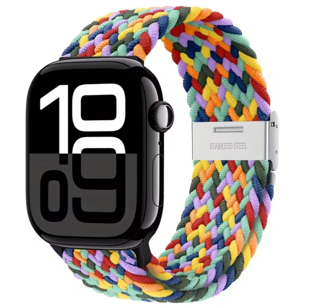 NUVEX Gemengde Kleur Nylon Horlogebandje Apple Watch