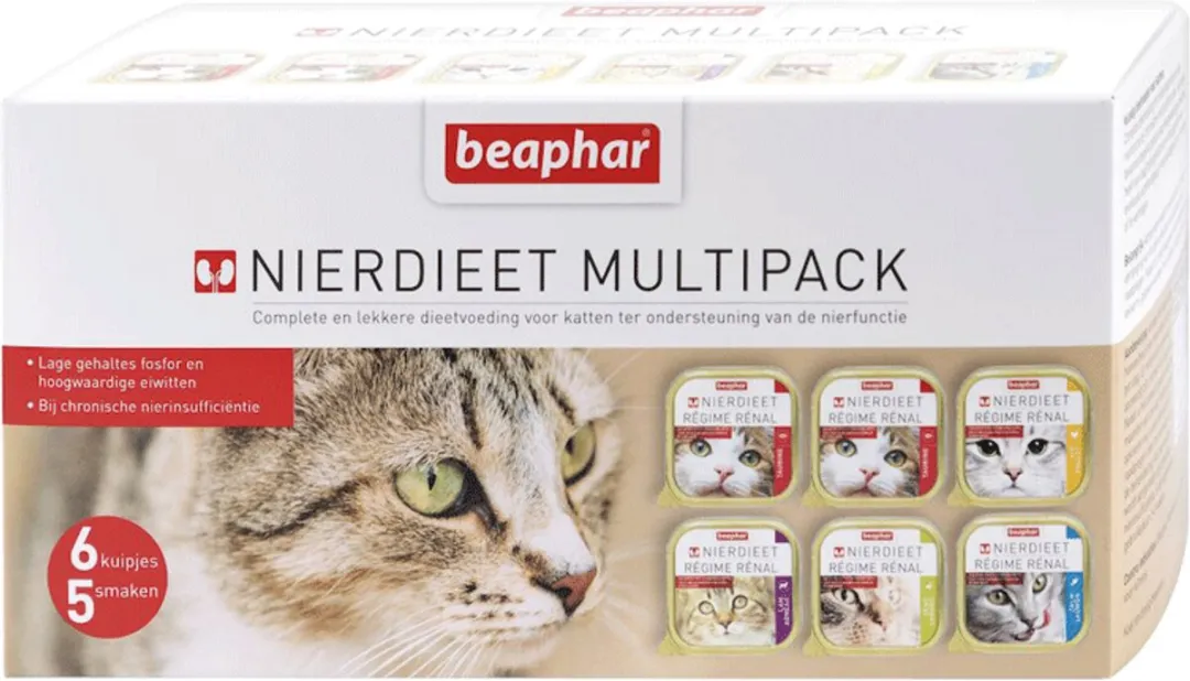 Beaphar Nierdieet Kattenvoer - 6x100g