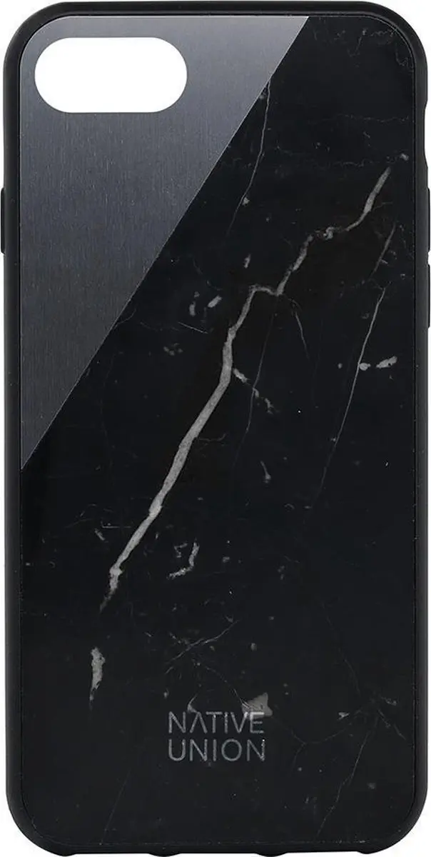 Native Union Clic Marble Hoesje iPhone 7 - Zwart - afbeelding 3 van 4