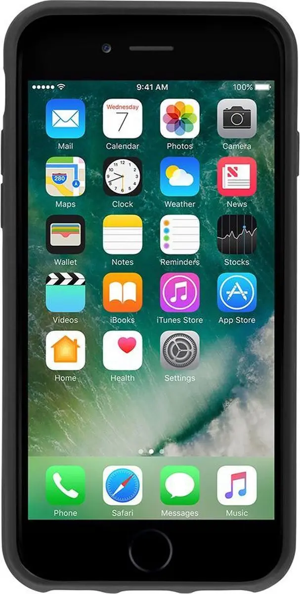 Native Union Clic Marble Hoesje iPhone 7 - Zwart - afbeelding 2 van 4
