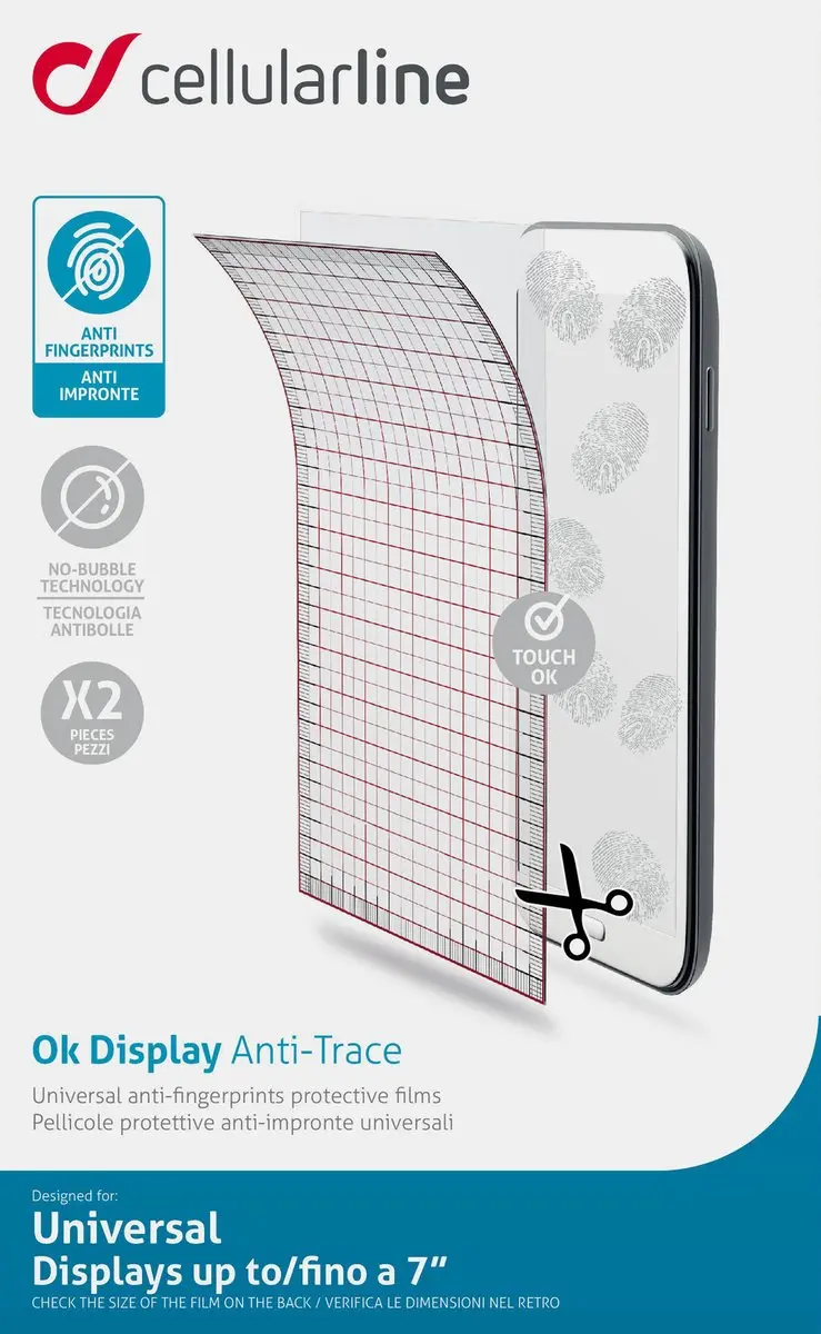 Cellularline SPPHULTRAUNI70 mobile phone screen/back protector Antireflectiesche