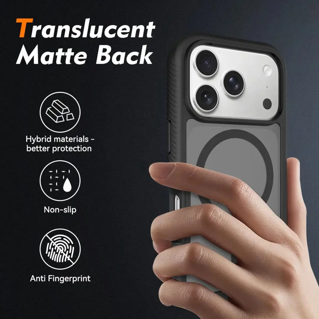 Hoesje iPhone 18 Pro met MagSafe - Matte Zwart - afbeelding 5 van 6