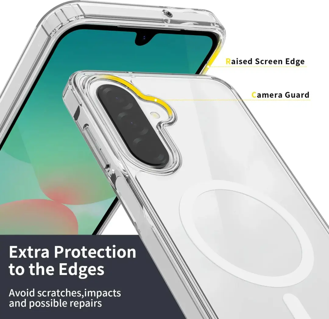 Hoesje Samsung Galaxy A18 MagSafe - Transparant - afbeelding 6 van 6