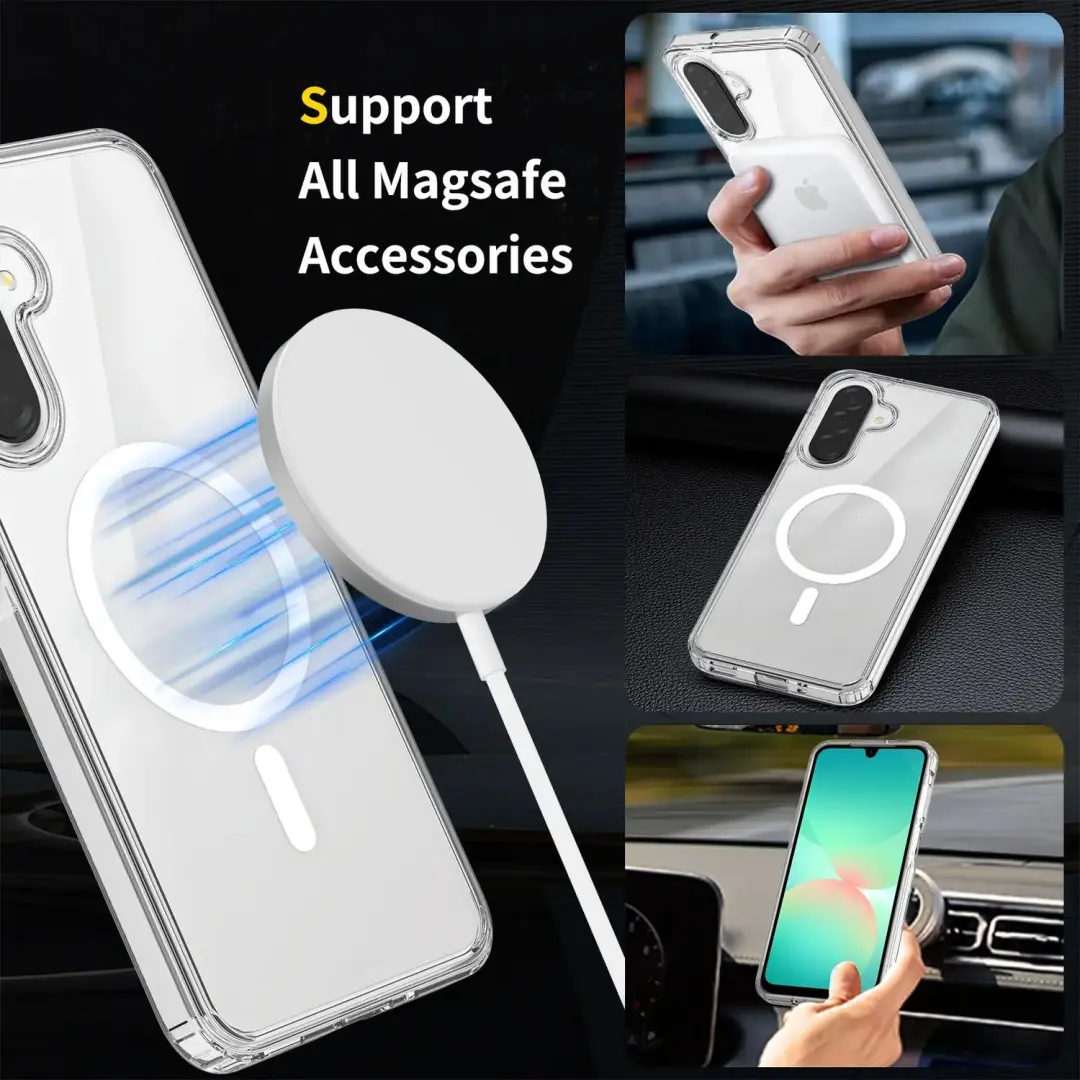 Hoesje Samsung Galaxy A18 MagSafe - Transparant - afbeelding 4 van 6