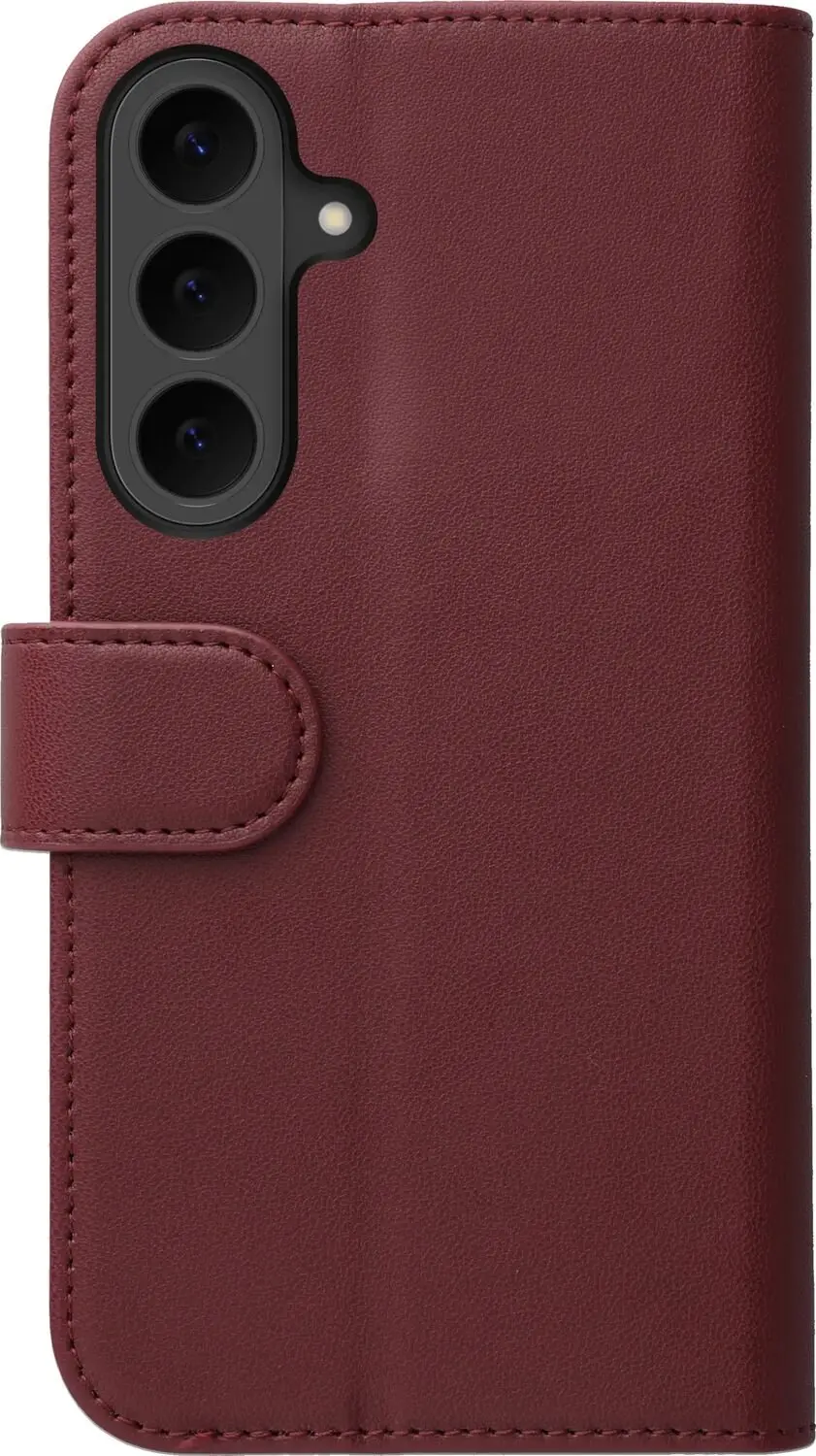 Rosso Element Modern Hoesje Samsung Galaxy S26 FE - Book Case Portemonnee - Burgundy - afbeelding 4 van 6