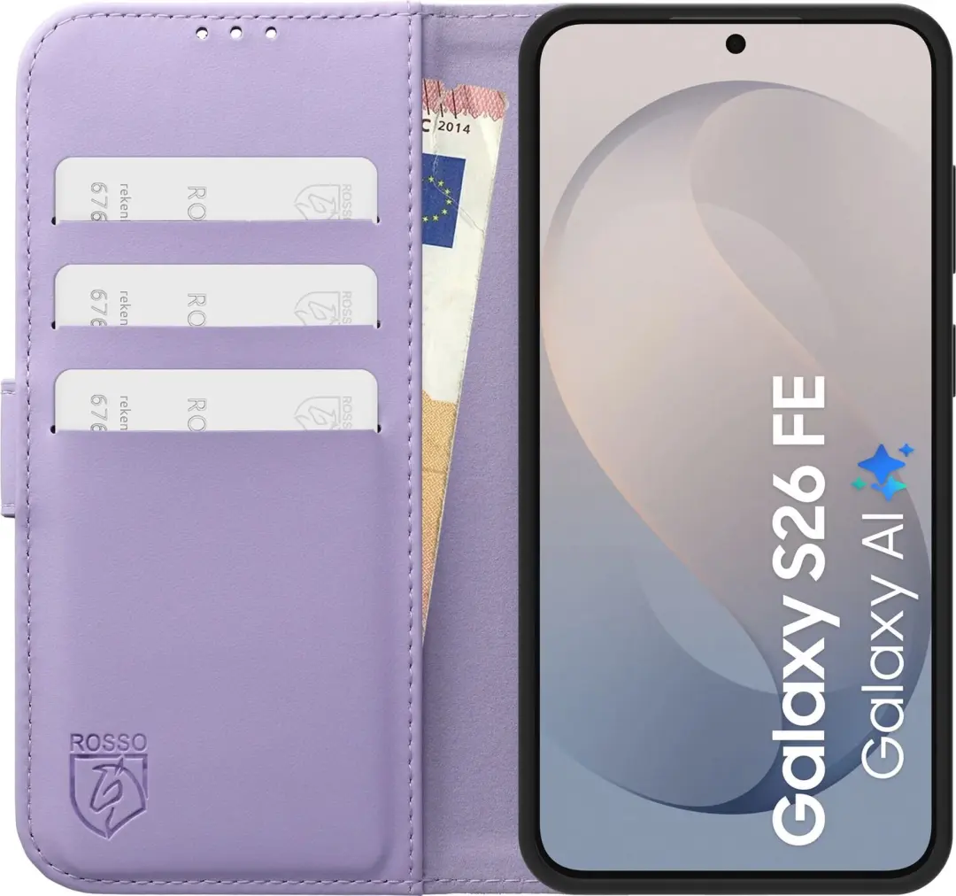 Rosso Element Modern Hoesje Samsung Galaxy S26 FE - Paars - afbeelding 4 van 6