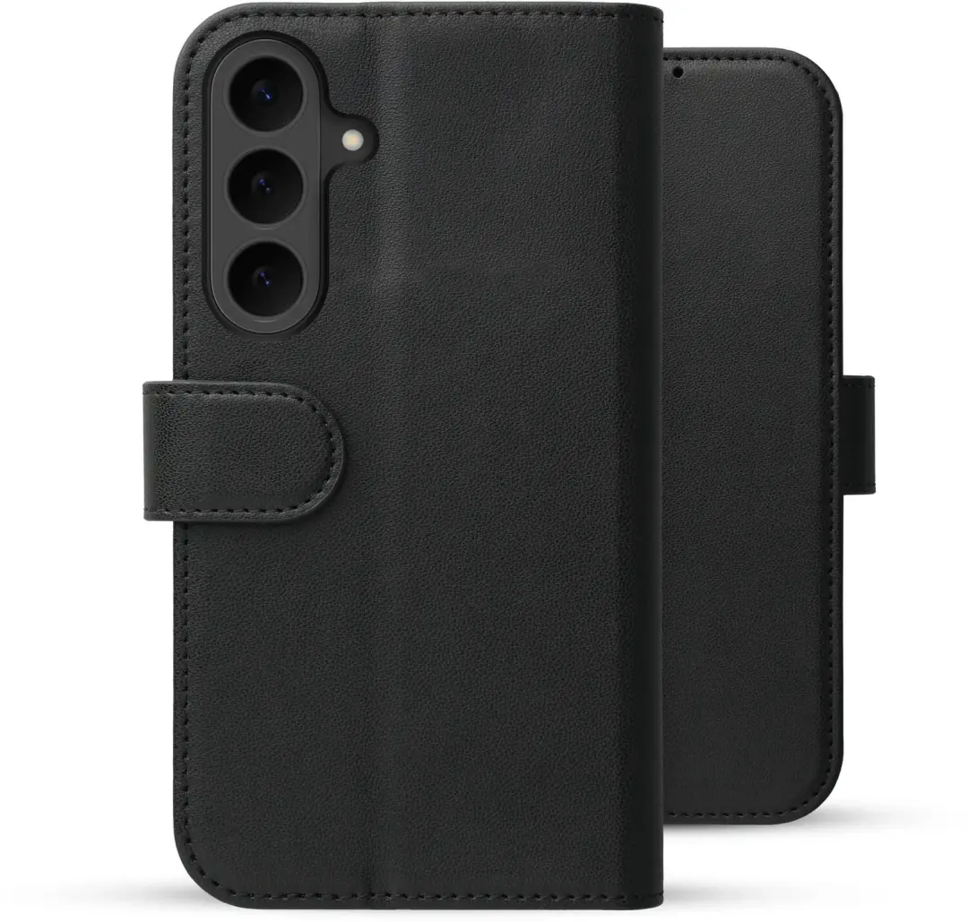 Rosso Element Modern Hoesje Samsung Galaxy S26 FE - Book Case - Zwart - afbeelding 5 van 6