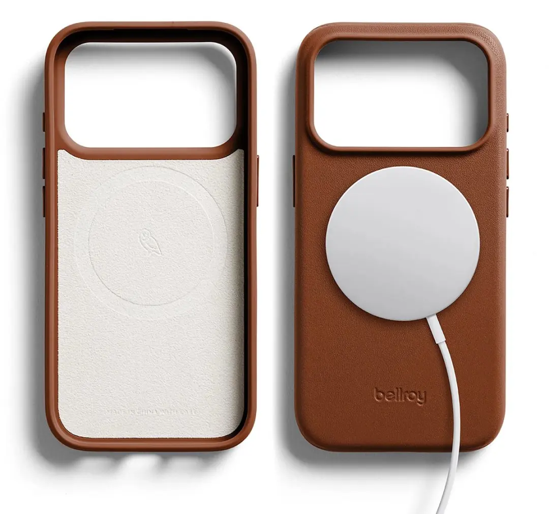 Bellroy Lederen Hoesje iPhone 17 Pro - Roest - afbeelding 4 van 6