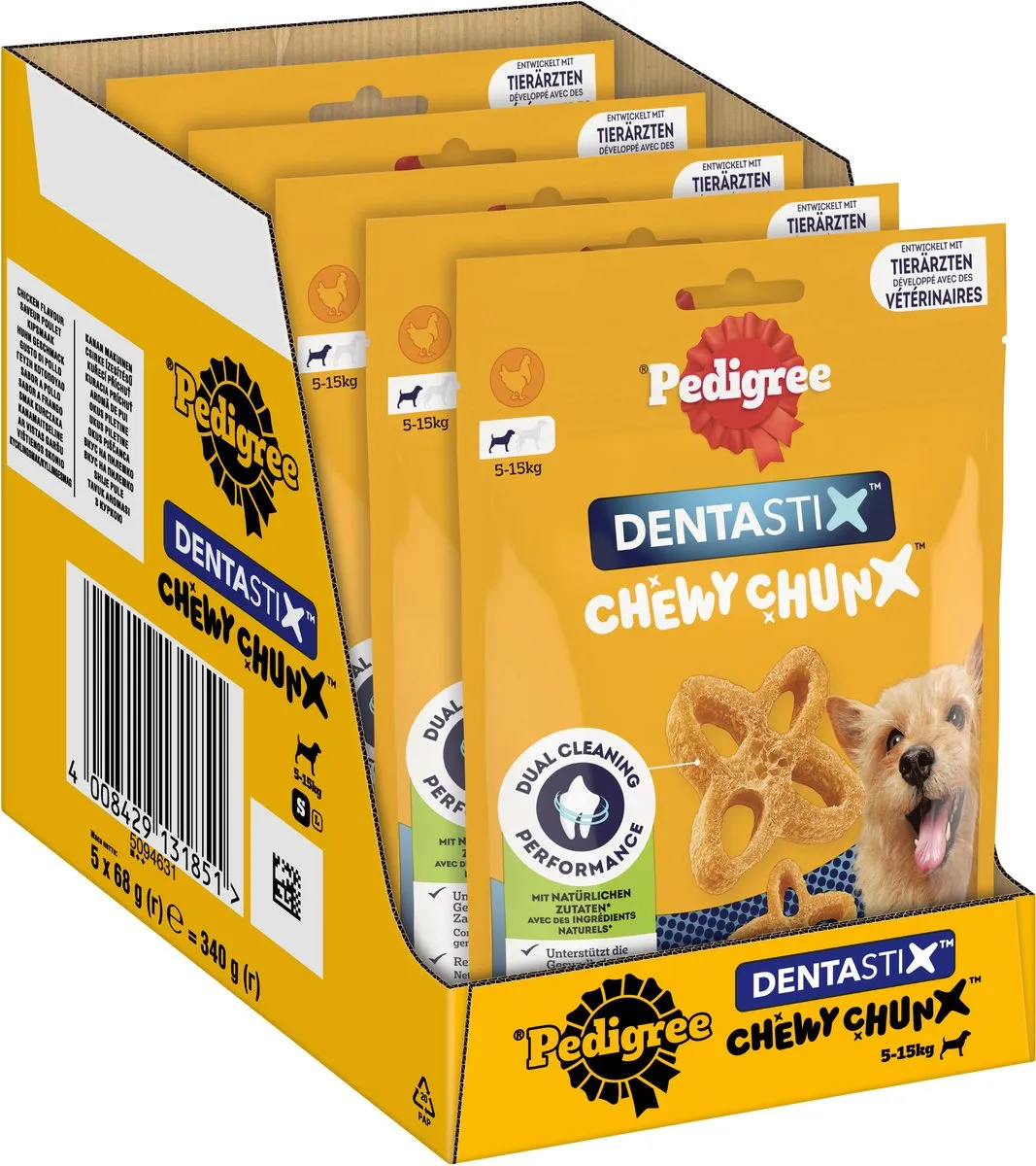 Pedigree Dentastix Chewy Chunx Mini Kip - 340g