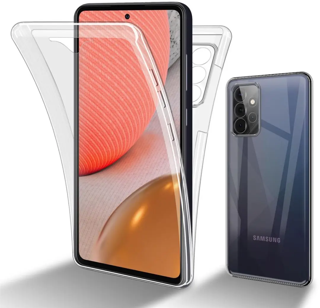 Cadorabo Hoesje geschikt voor Samsung Galaxy A72 4G / 5G in TRANSPARANT