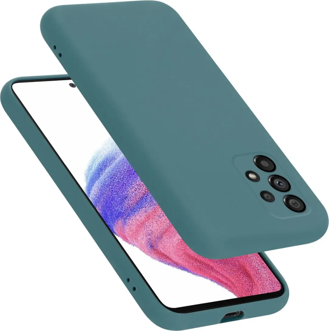Cadorabo Hoesje geschikt voor Samsung Galaxy A53 5G in LIQUID GROEN