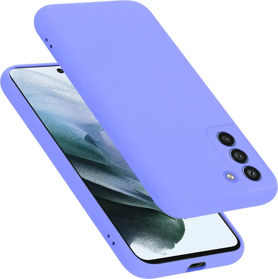 Cadorabo Hoesje geschikt voor Samsung Galaxy S21 FE in LIQUID LICHT PAARS