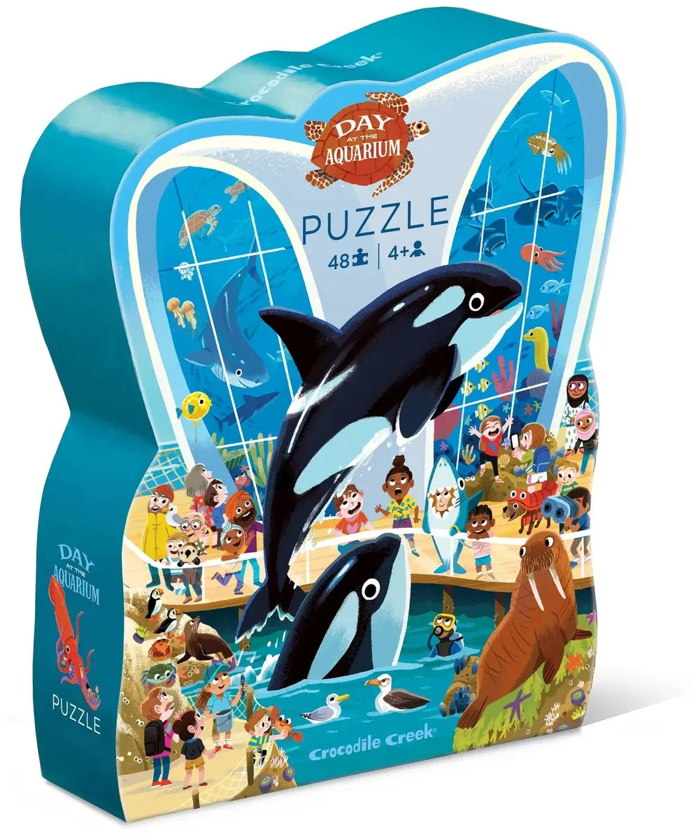 Crocodile Creek Grote Zeedieren Vloerpuzzel 48 Stuks