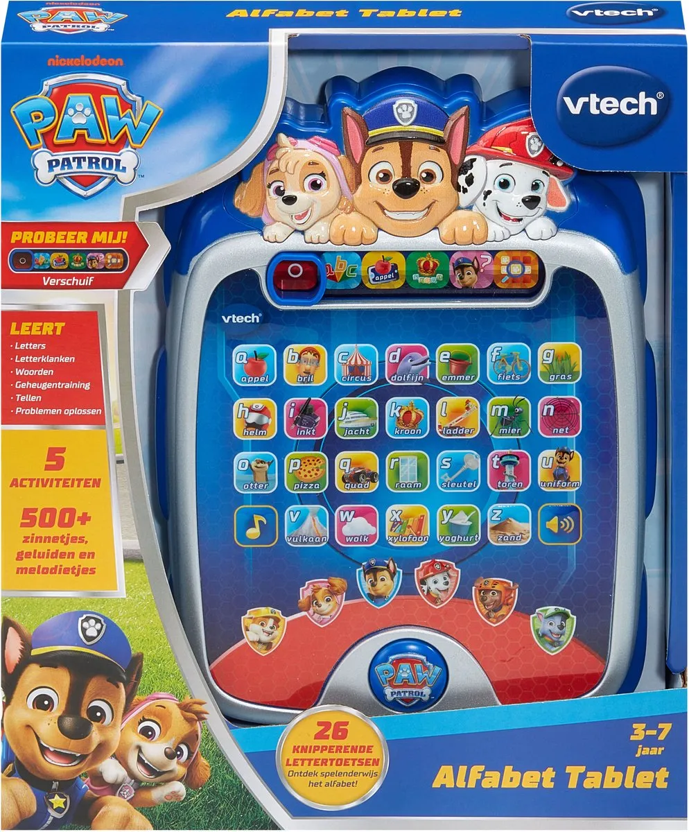 VTech Paw Patrol Alfabet Tablet - Multicolor