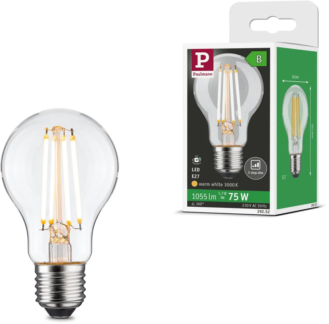Paulmann Eco-Line LED-gloeilamp E27 5,7W 1055lm 3000K