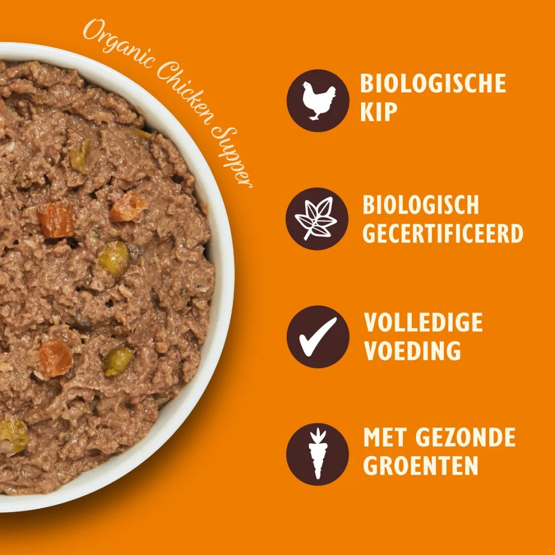 Lily's Kitchen Biologische Natvoer Hondenvoer Kip - 11x150g