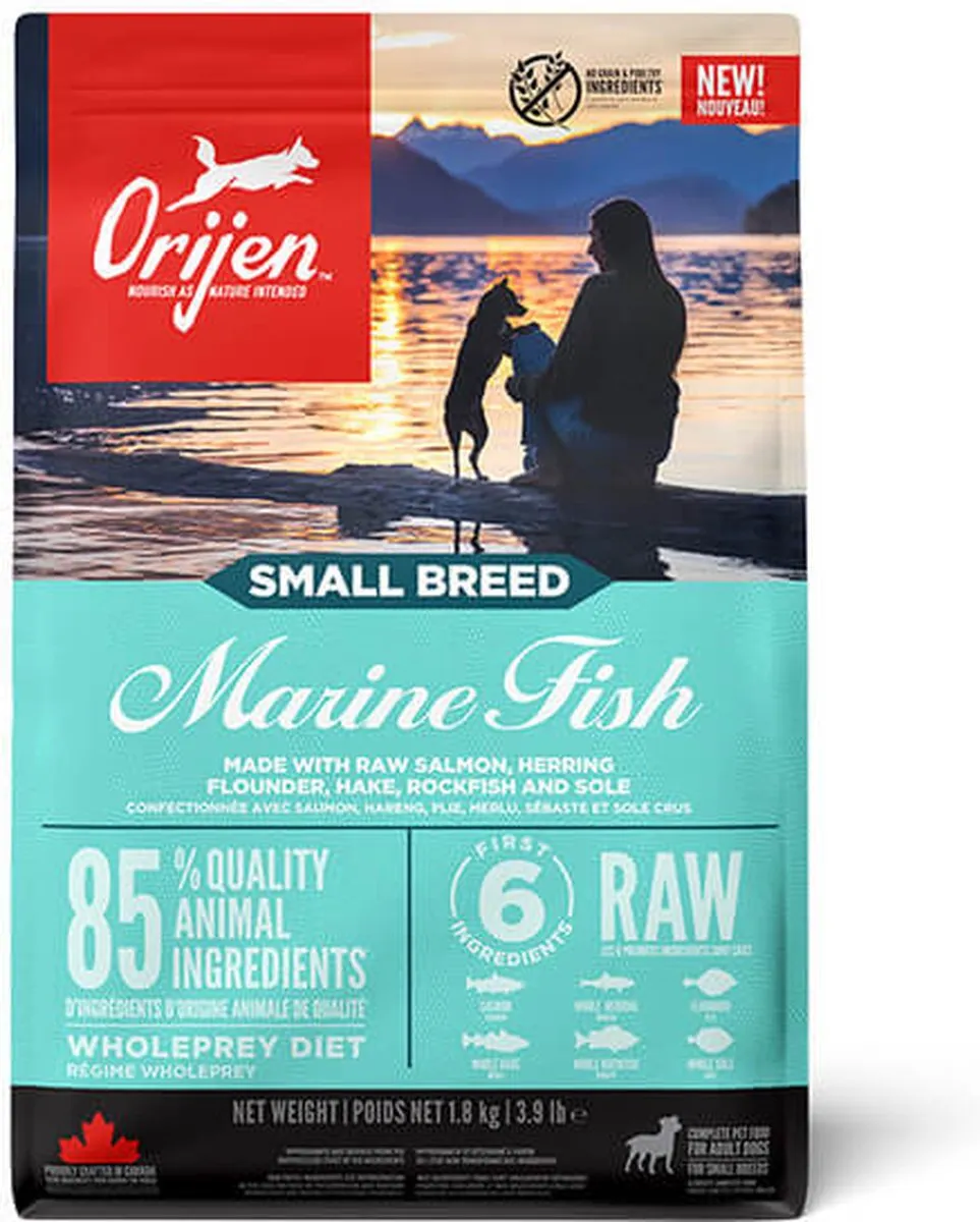 Orijen Whole Prey Small Breed Marine Fish Hondenvoer 1,8 kg - afbeelding 6 van 6