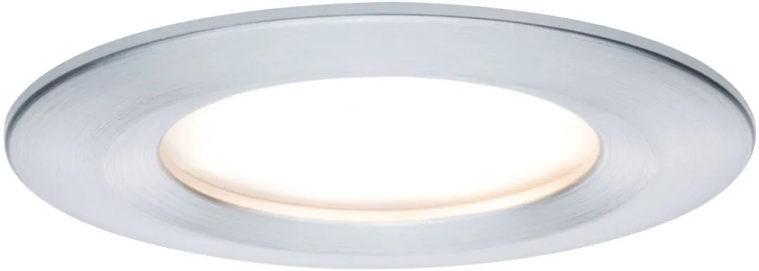 Paulmann LED-inbouwlamp Nova Coin Basisset 3x6W - 3x470lm - 2700K - IP44 - Alu gedraaid