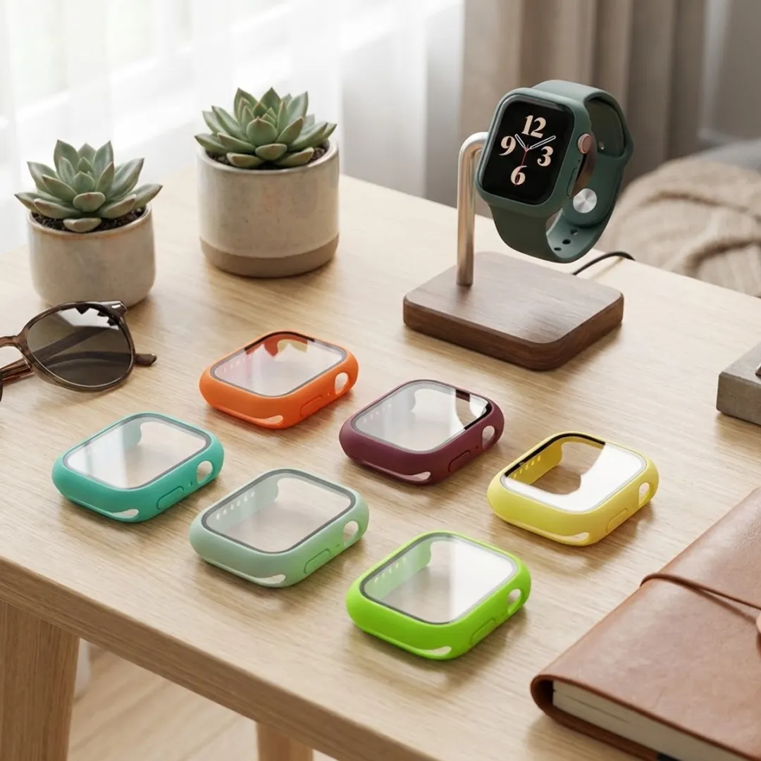 NUVEX Meerkleurige Beschermhoes Apple Watch 38mm - 8-delige set