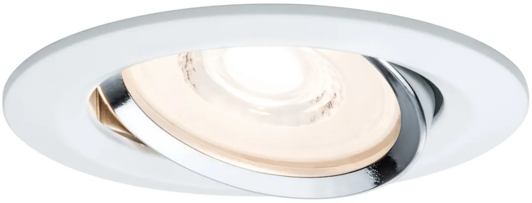Paulmann Coin Basisset LED-inbouwlamp 3x6,8W 463lm 2700K - Wit/Chroom