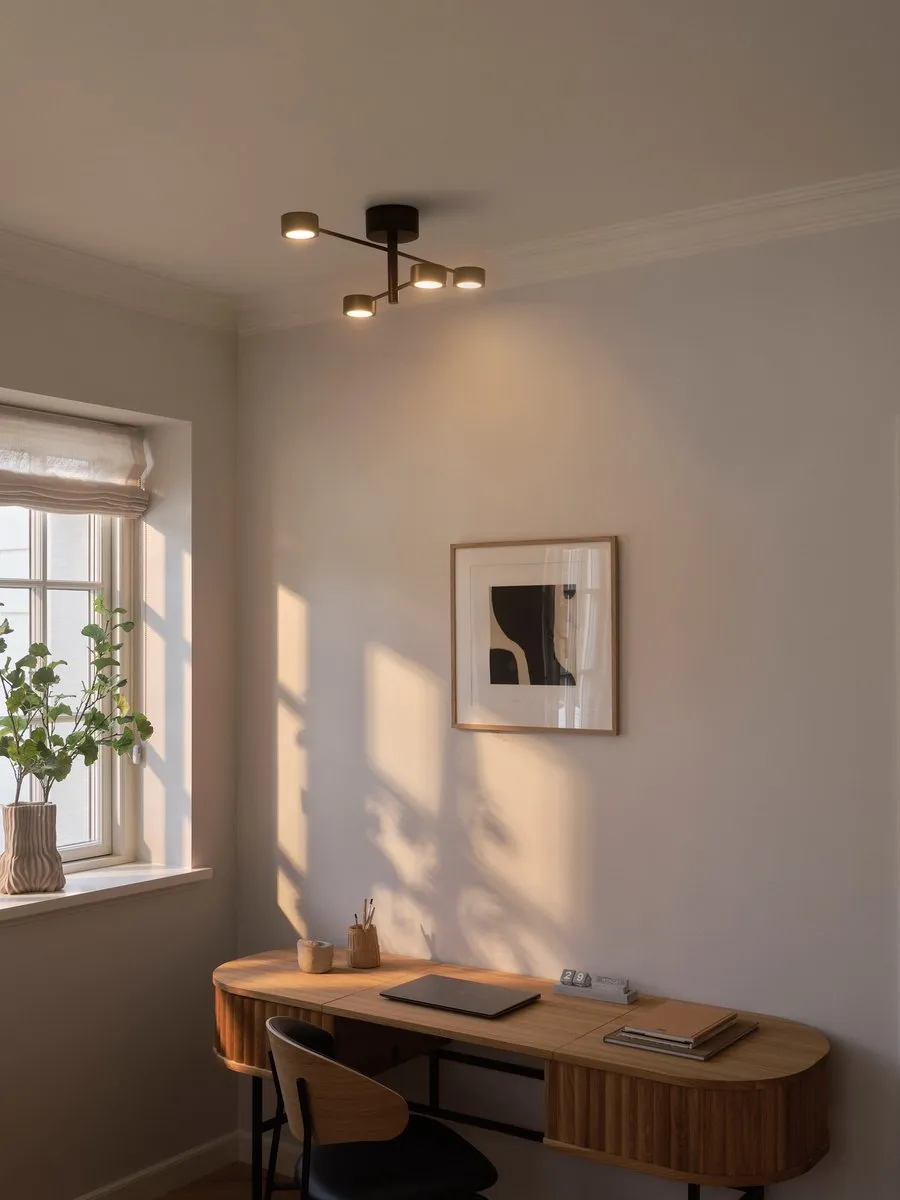 Nordlux Clyde Flex 4 Rail-Spot Moodmaker 3 Step Dimmable - Zwart