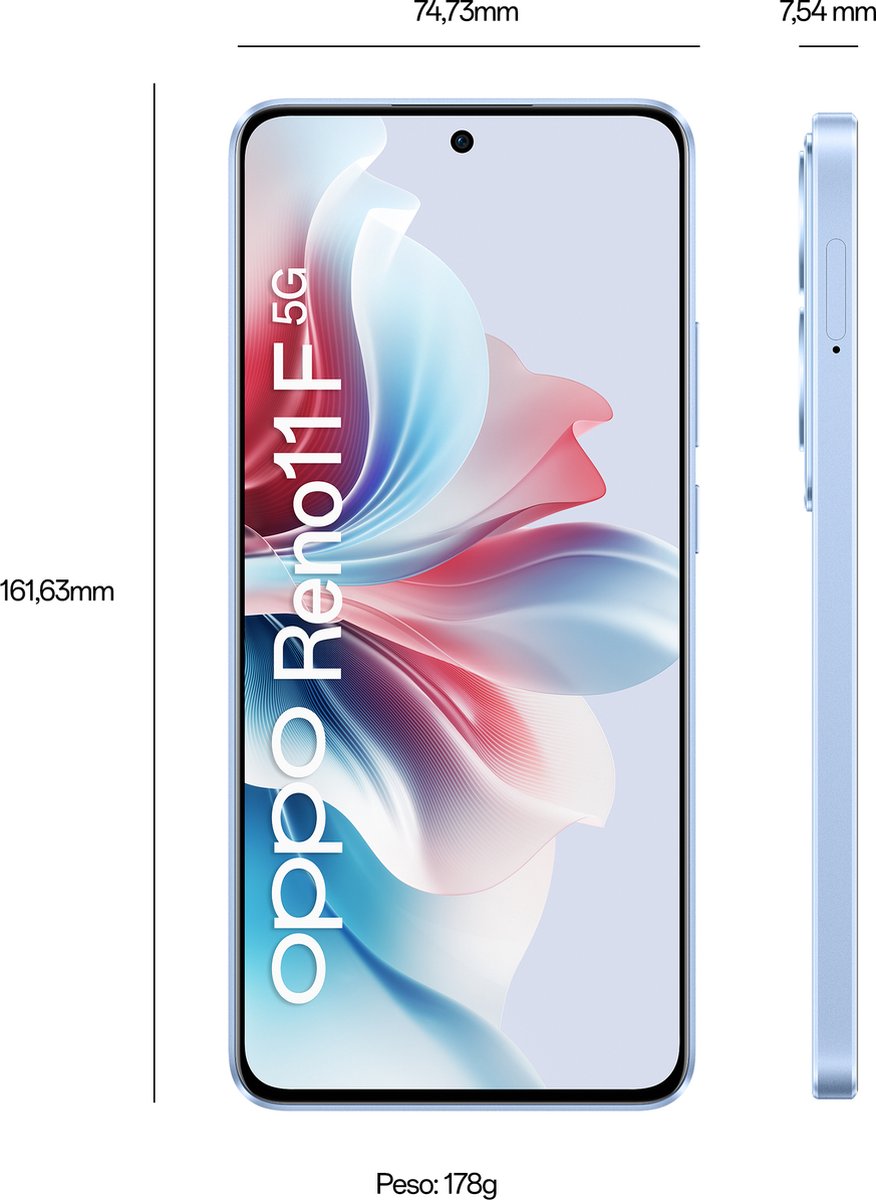 Smartphone Oppo RENO 11F 6,7" 8 GB 256 GB Blauw 5000 mAh