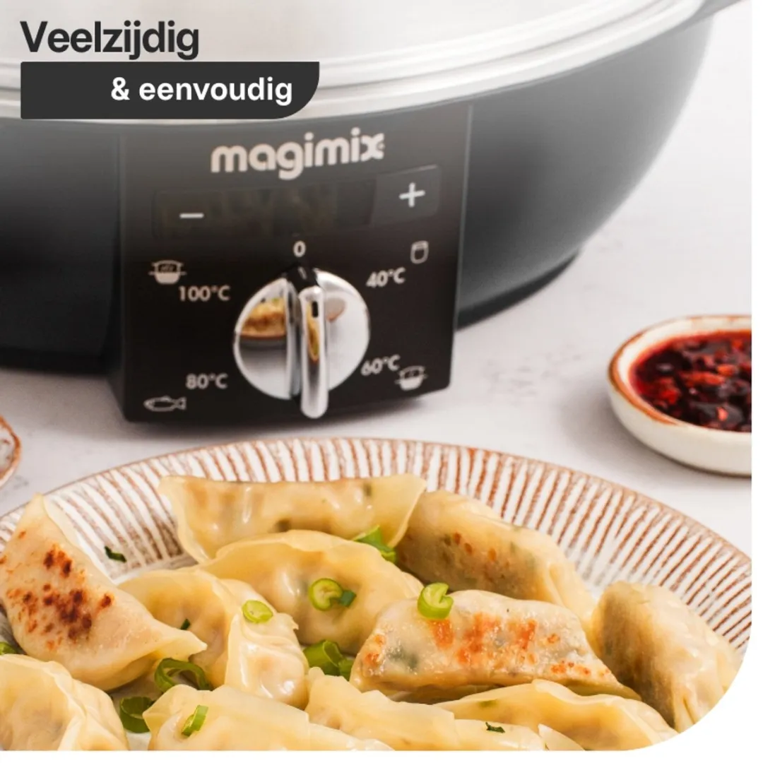 Magimix 11582 Stoomkoker 5.5L - 4 Zones - Zwart/RVS