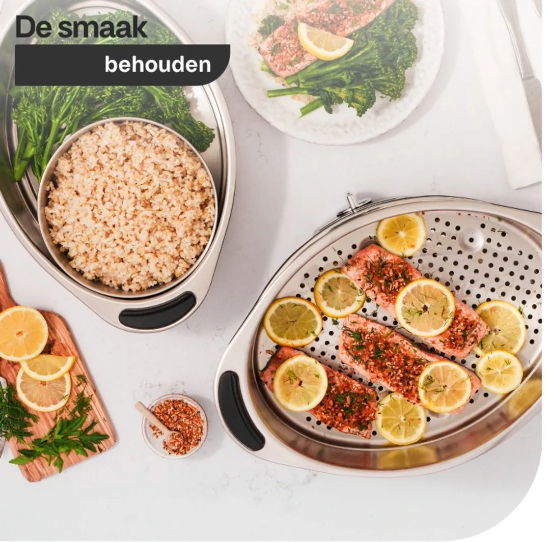 Magimix 11582 Stoomkoker 5.5L - 4 Zones - Zwart/RVS