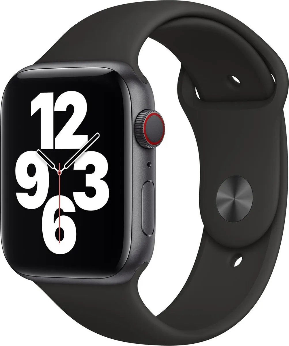 Apple Siliconen Bandje - Apple Watch 42/44mm Zwart