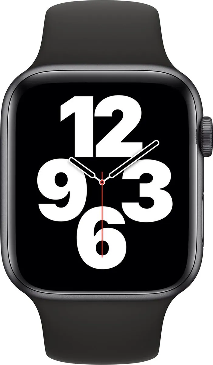 Apple Siliconen Bandje - Apple Watch 42/44mm Zwart
