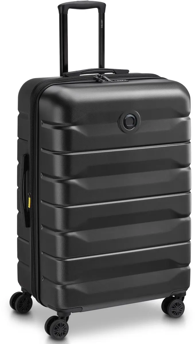 Delsey Air Armour Koffer 77cm - 112L - Zwart - afbeelding 2 van 6
