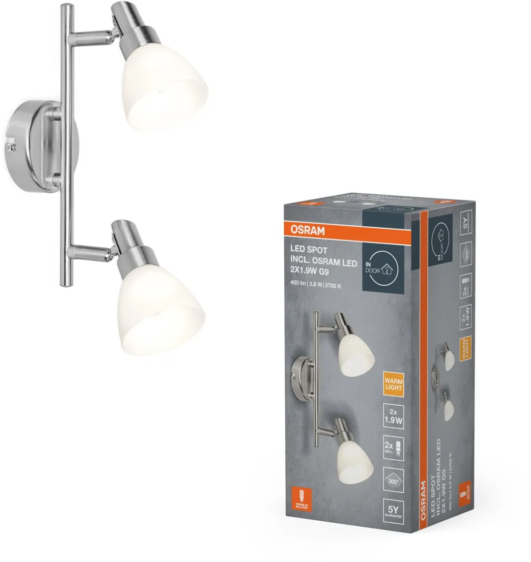 Osram LED Spot G9 2x1.9W 2700K