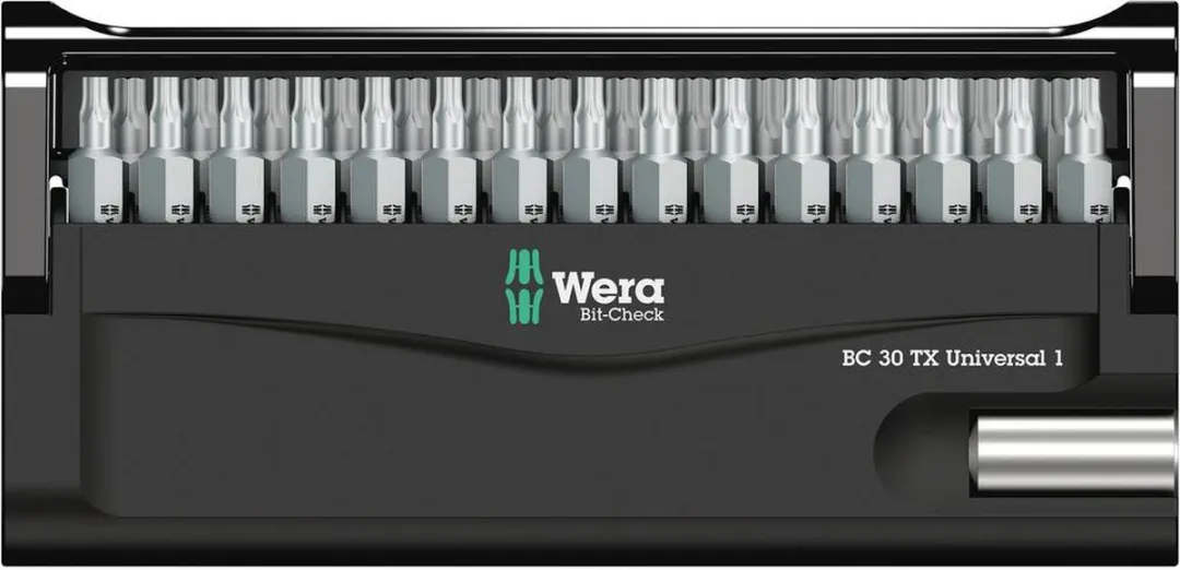 Wera Bit-Check 30 TX Universal 5057900001 Bitset - 30-delig