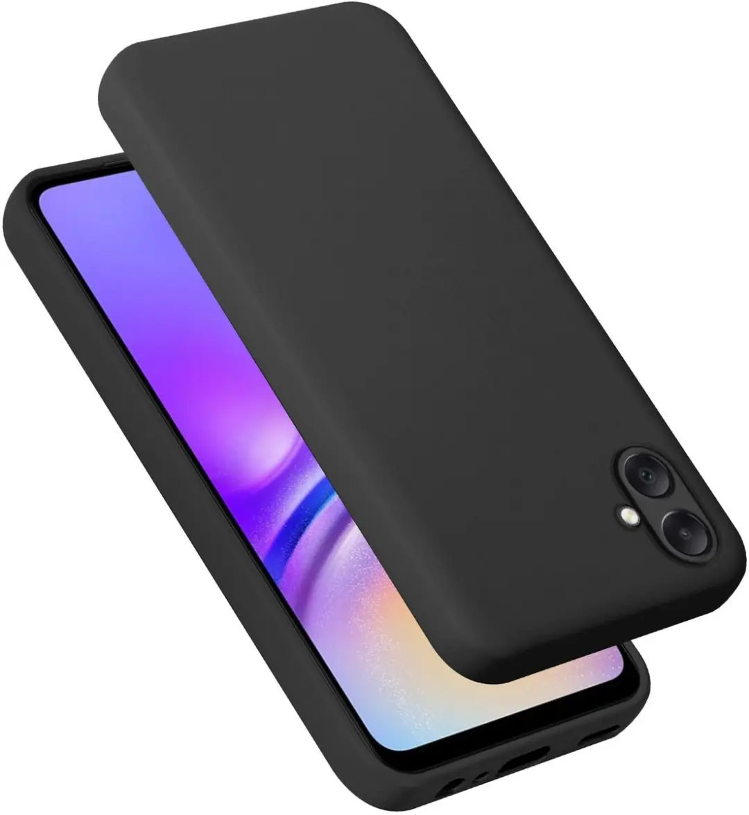 Cadorabo Hoesje geschikt voor Samsung Galaxy A06 in LIQUID ZWART