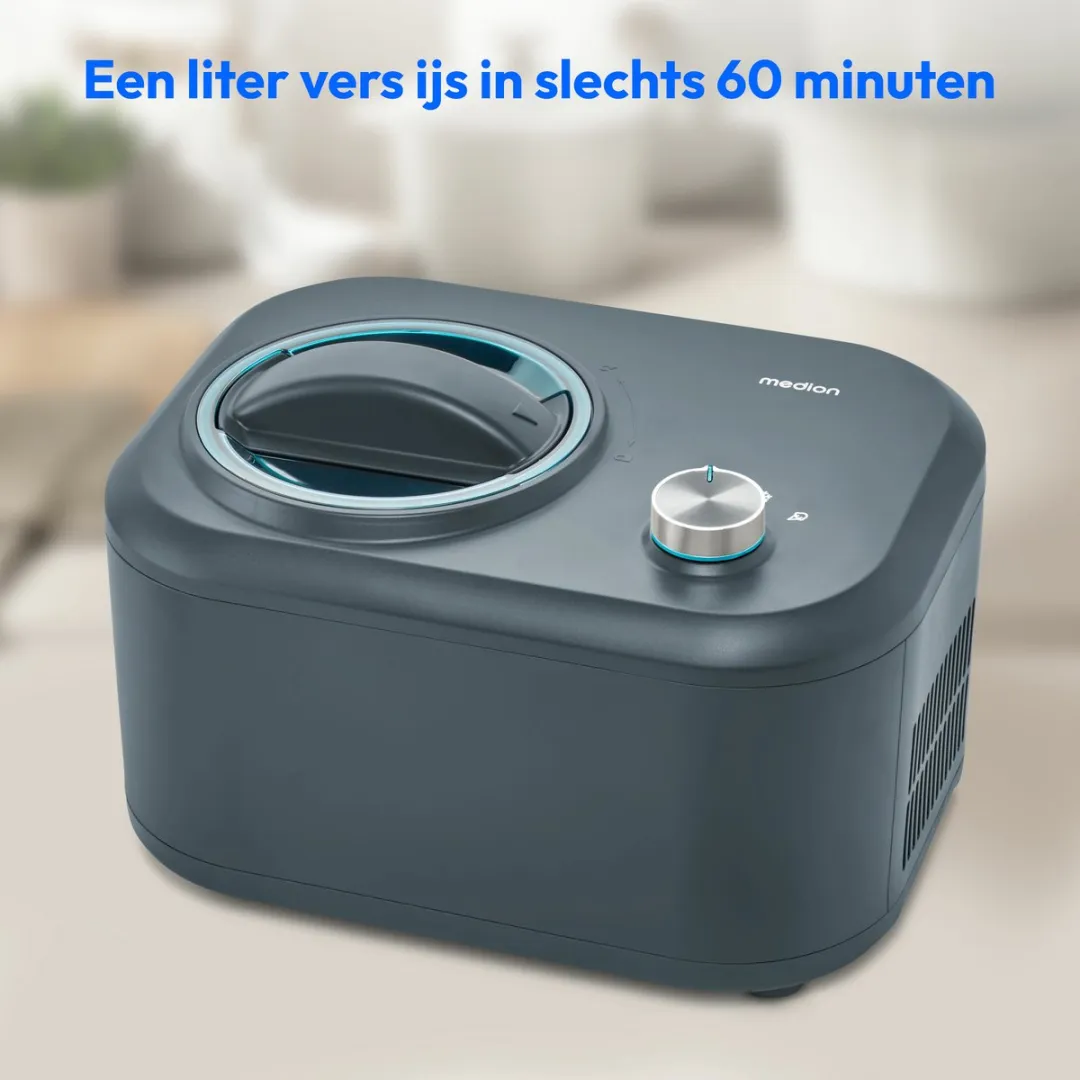 Medion MD10169 IJsmachine - 1L - Blauw