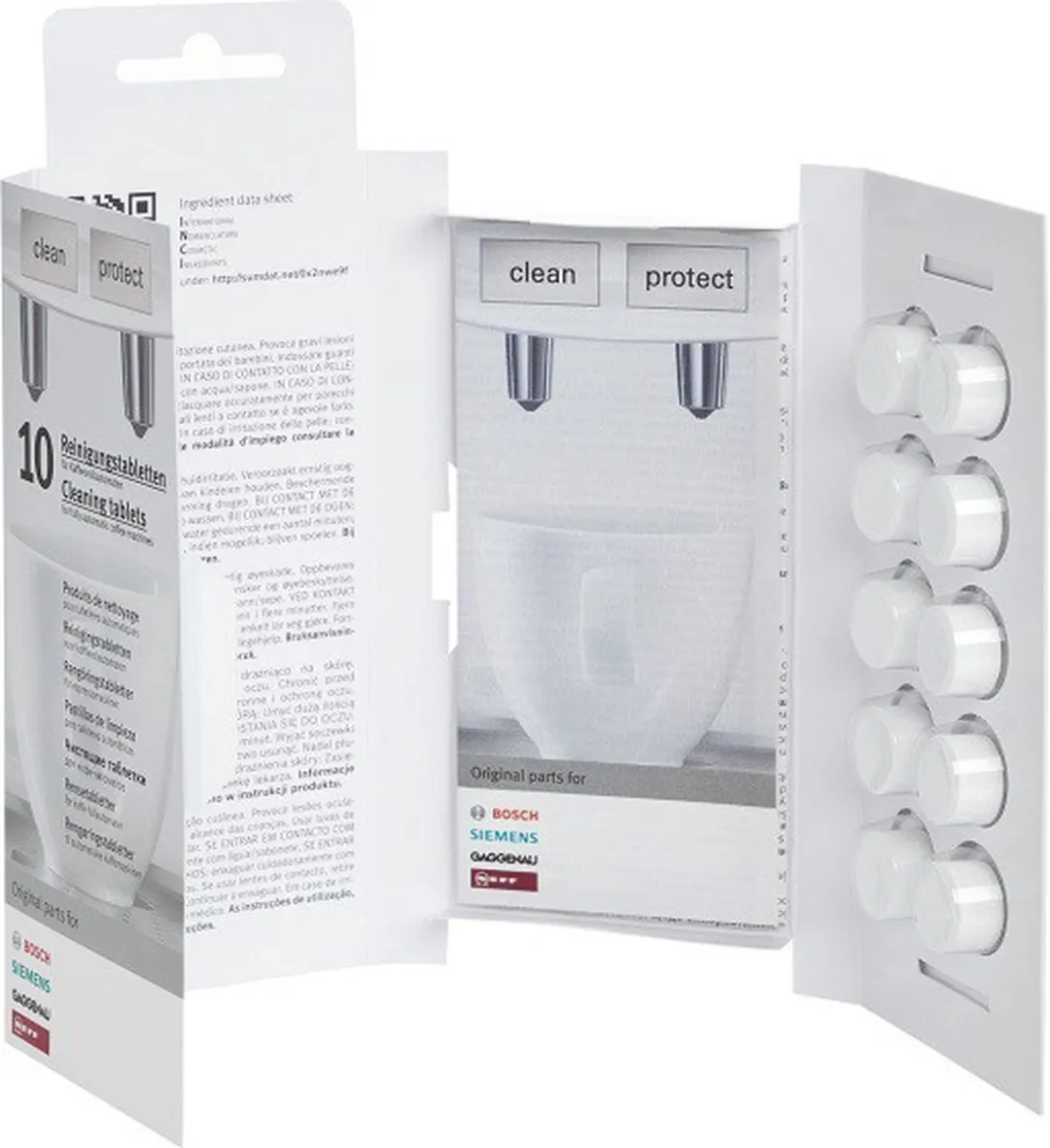 Neff Reinigingstabletten 00312502 - 10 Stuks - 2.2ml