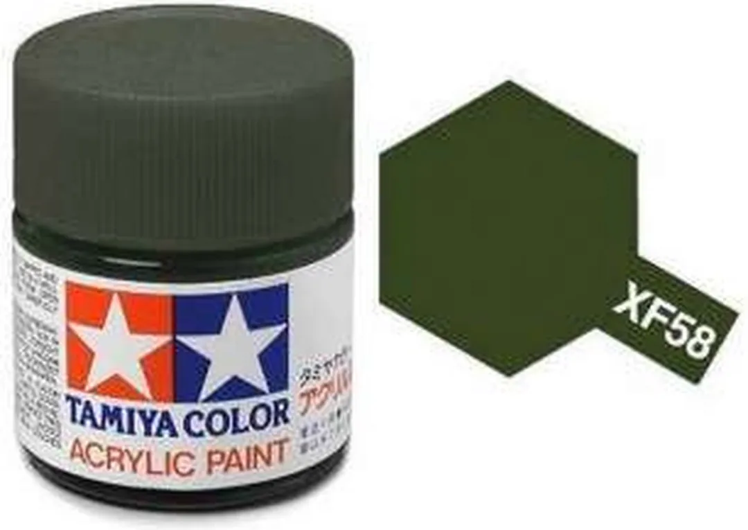 Tamiya XF-58 Olive Green Acrylverf 23ml
