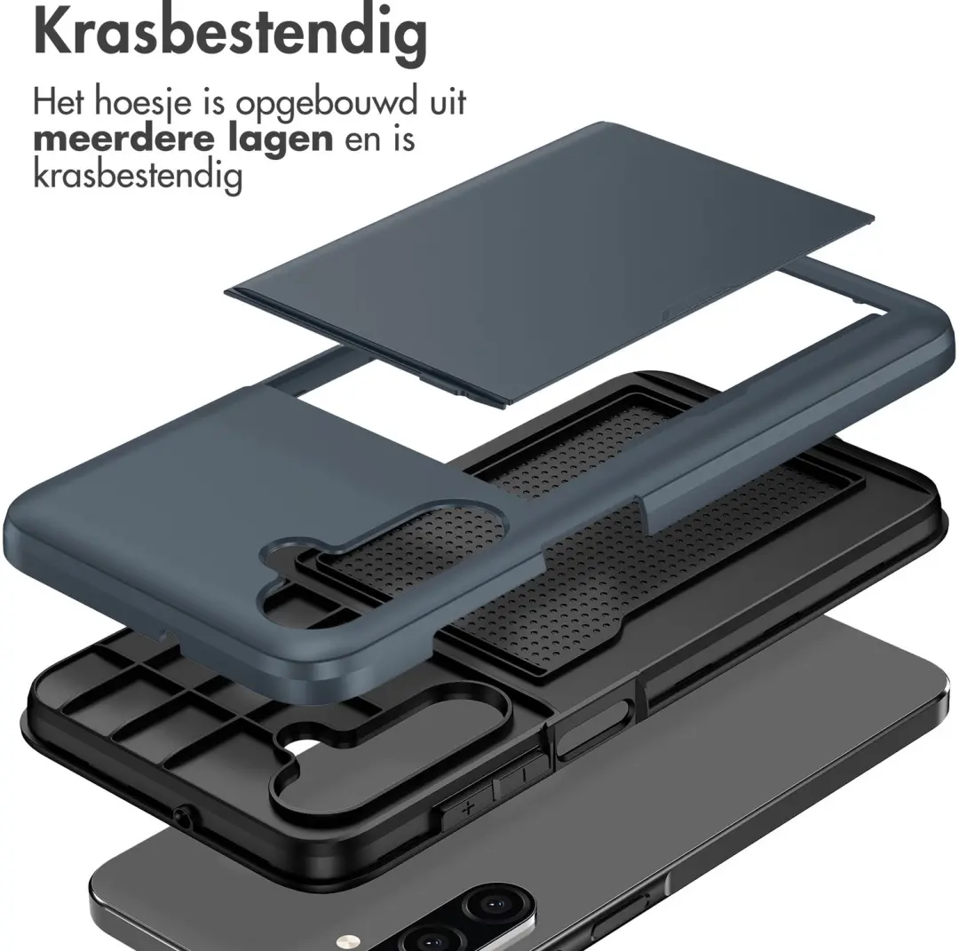 imoshion Galaxy A27 Hoesje met Pasjeshouder - Donkerblauw - afbeelding 6 van 6