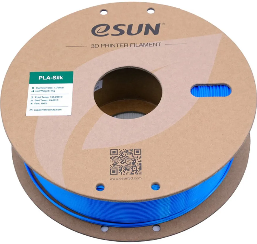 ESUN PLA-Silk Blauw 1.75mm 3D Filament - 1kg
